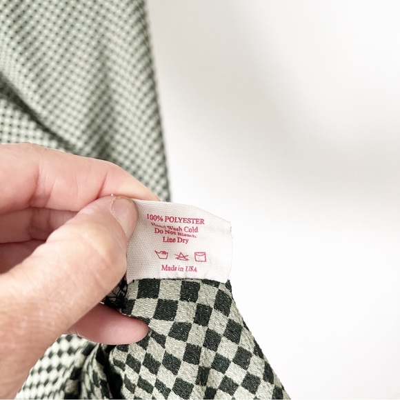 Lisa Says Gah Checkered Printed Spaghetti Strap Midi Dress - Picture 7 of 10